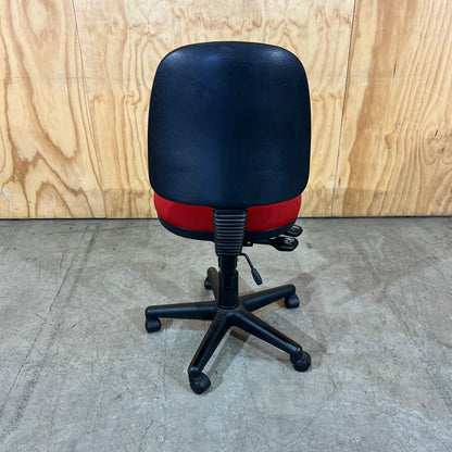 Red Upholstered Task Chair