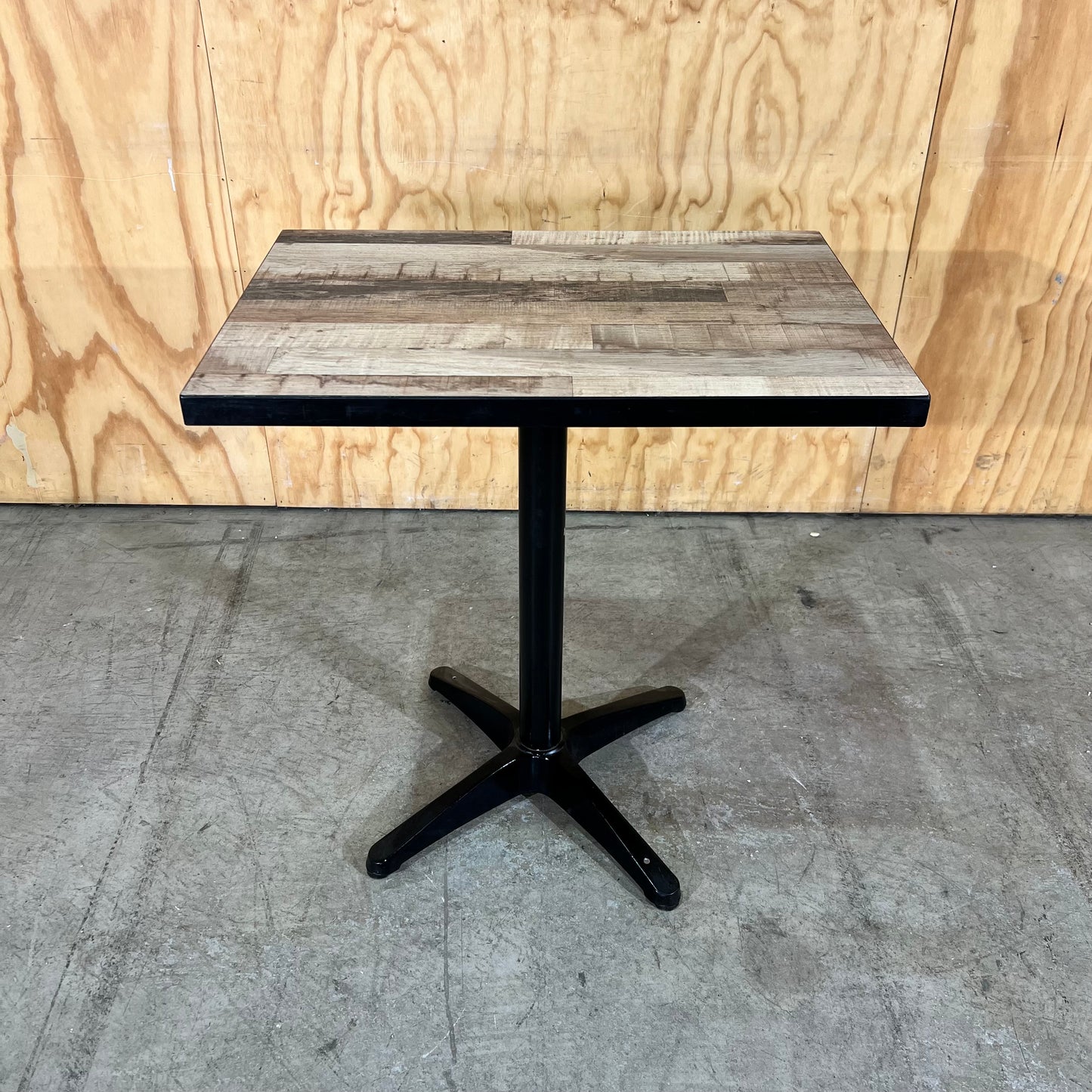 Reclaimed Wood Look Bistro Table