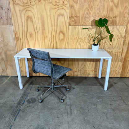 Long Thin White Desk/Table