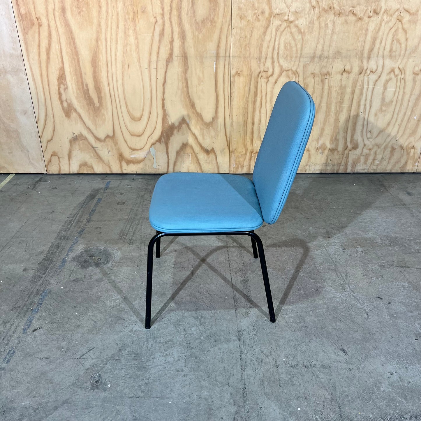 Blue Vinyl Wrap Chairs