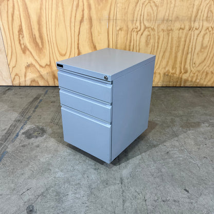 Schiavello Silver 3 Drawer Pedestal