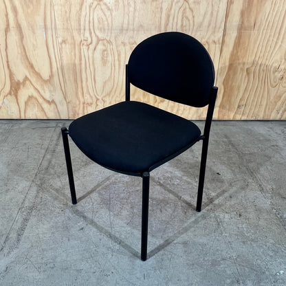 Black Fabric Visitor Chair