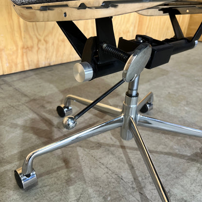 Grey Upholstery and Chrome Task Chair