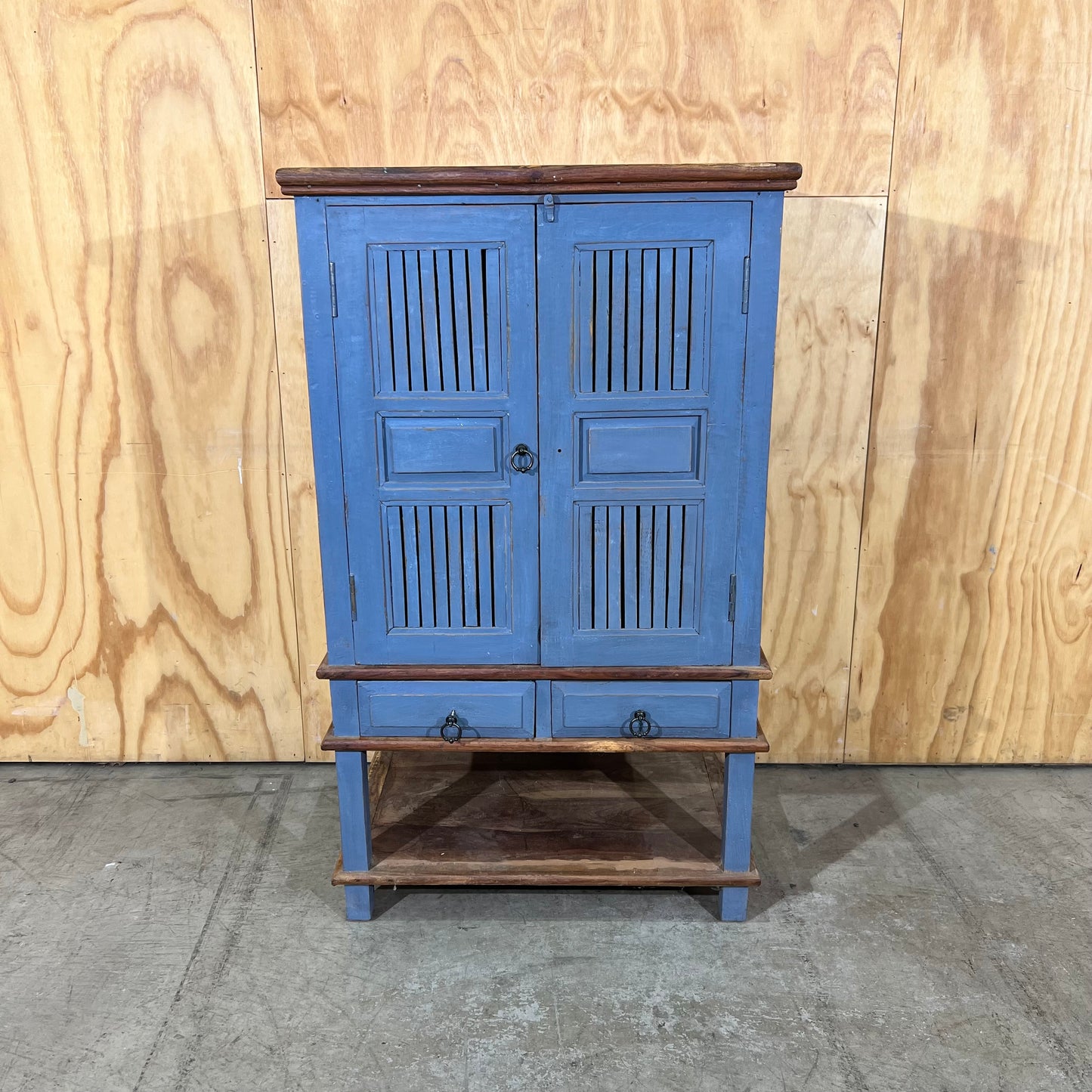 Blue Teak Cabinet