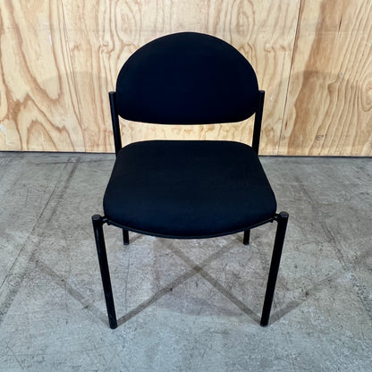 Black Fabric Visitor Chair