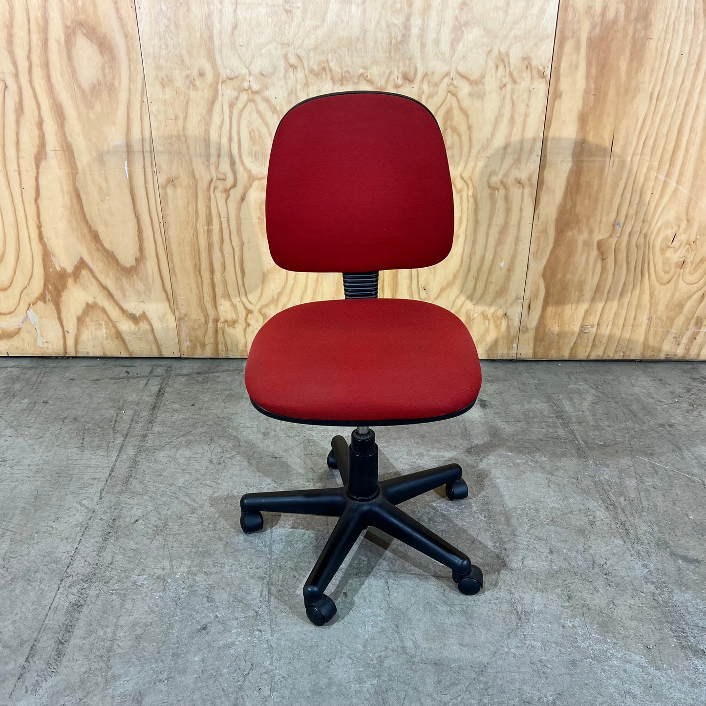 Red Upholstered Task Chair