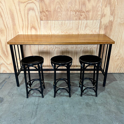 High Timber Table - 3 Seater