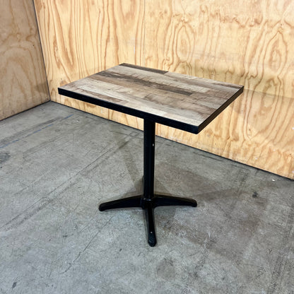 Reclaimed Wood Look Bistro Table