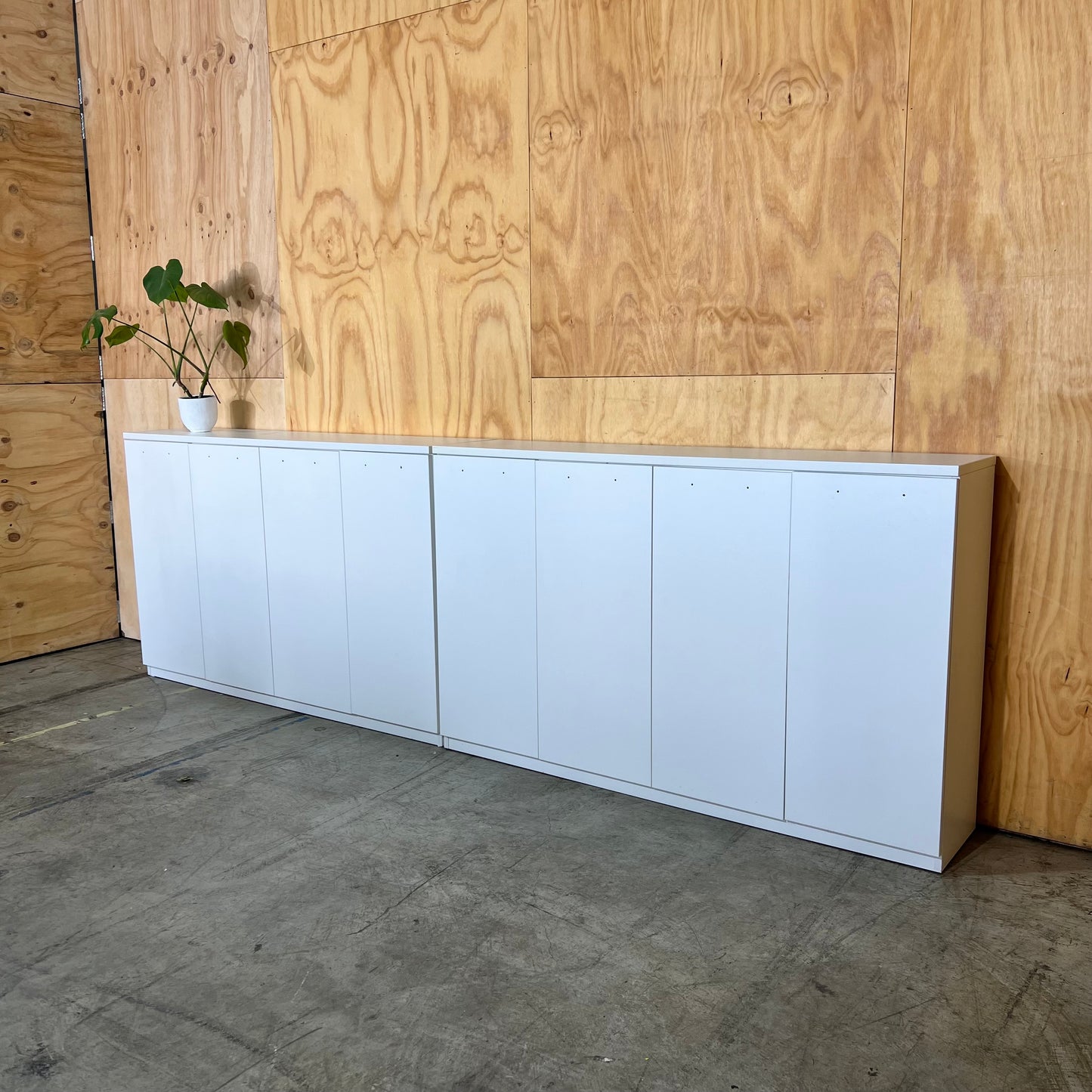 White 4-Door Sideboard