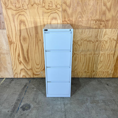 Mercury Light Grey Metal Filing Cabinet