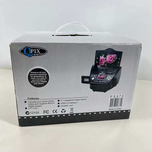 QPIX 4-in-1 Photo Standalone Film and Print Scanner