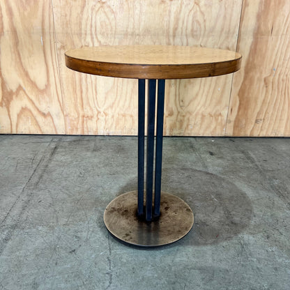 Industrial Round Ash Timber Table