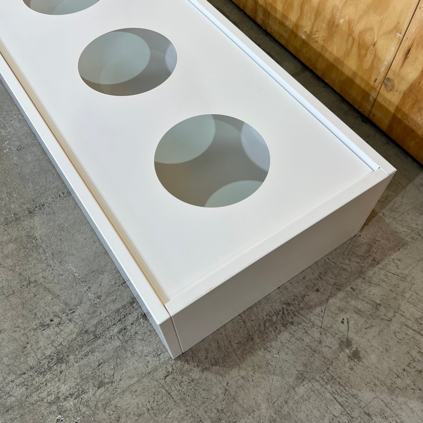 White Long Planter Box