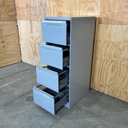 Light Grey Metal Filing Cabinet