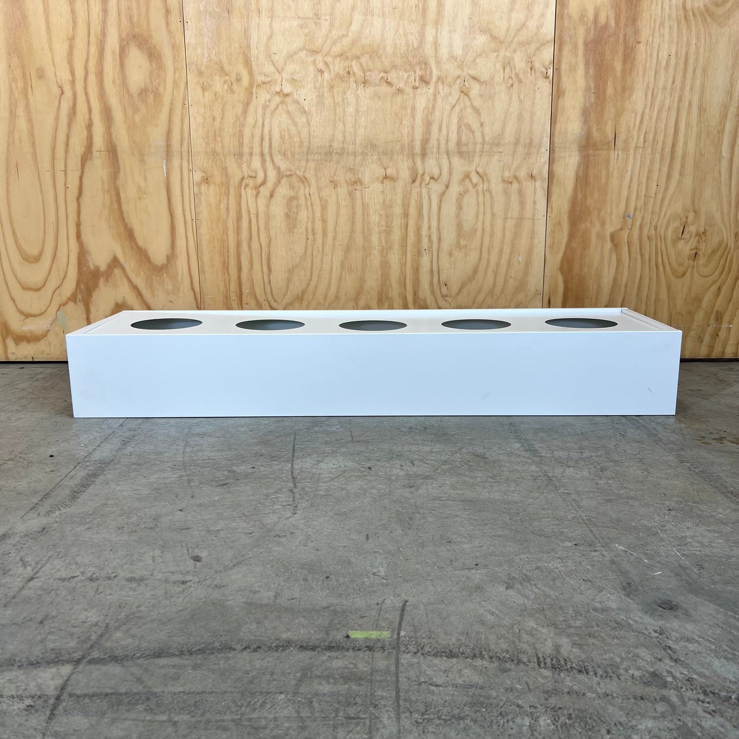 White Long Planter Box