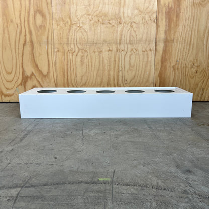White Long Planter Box
