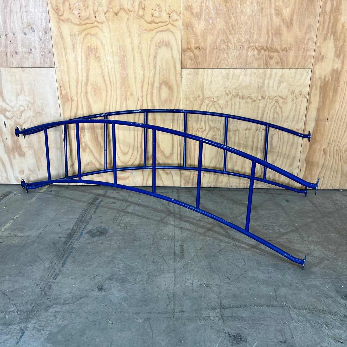 Set of Blue Metal Playground Bridge Sides