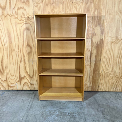 Mid-Century Aesthetic Pine Bookshelf