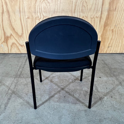 Black Fabric Visitor Chair