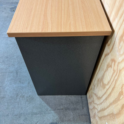 Open Timber and Slate Laminate Sideboard