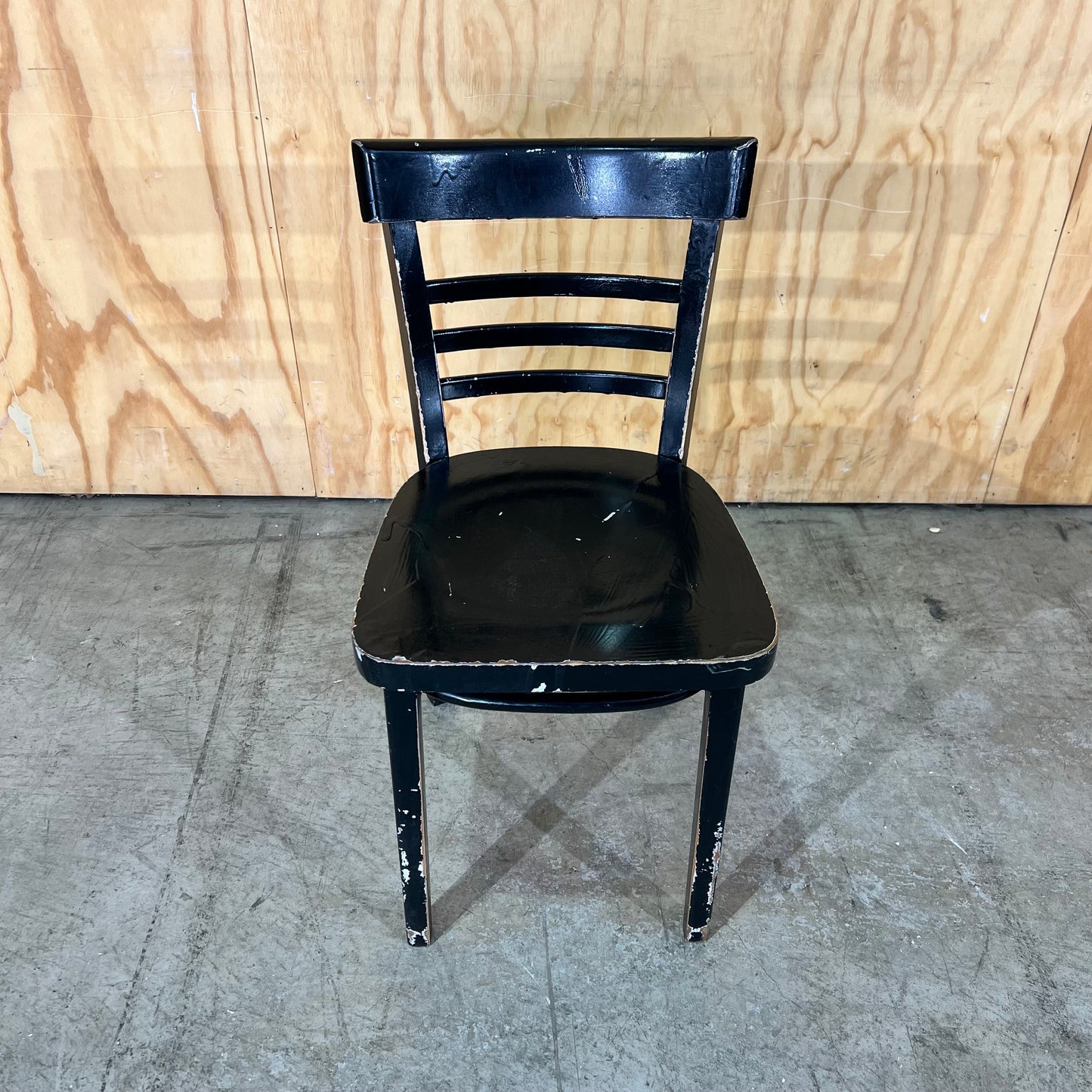 Black Timber Bentwood Schoolhouse Chair