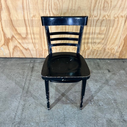 Black Timber Bentwood Schoolhouse Chair