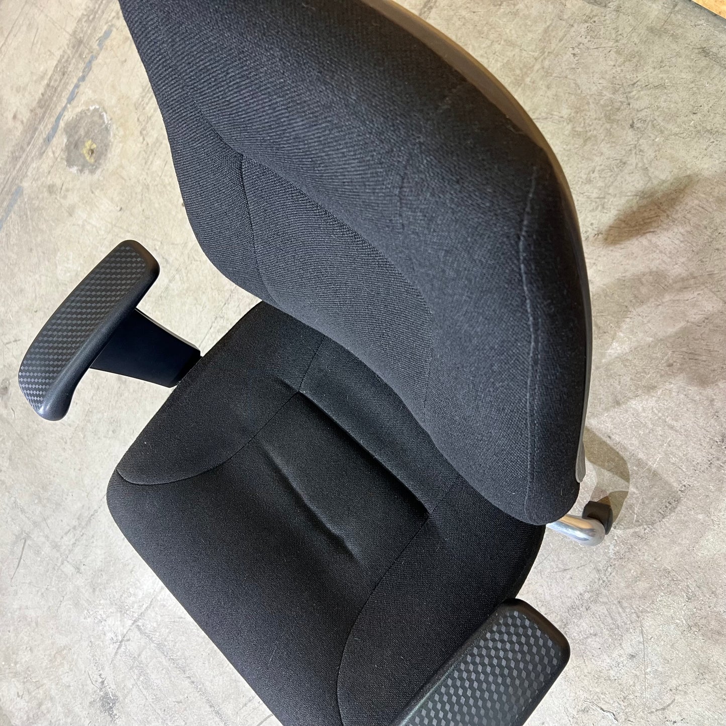 Black Upholstered Task Chair