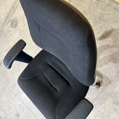 Black Upholstered Task Chair
