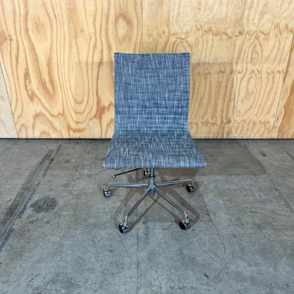 Grey Upholstery and Chrome Task Chair