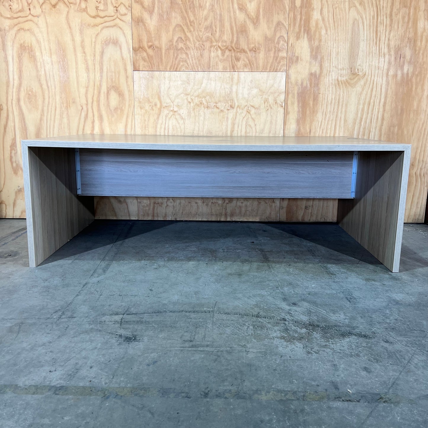 Large Ash Veneer Desk