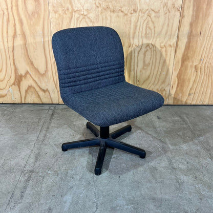 Commerical Grey Upholstered Task Chair without Arms