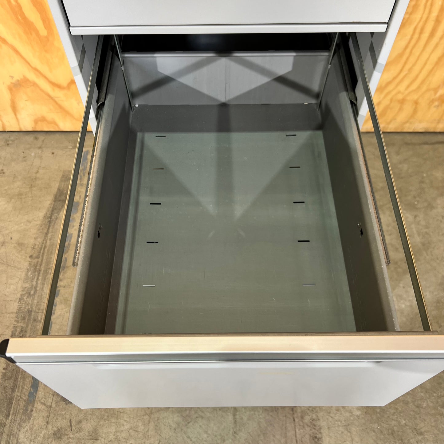 Light Grey Metal Filing Cabinet