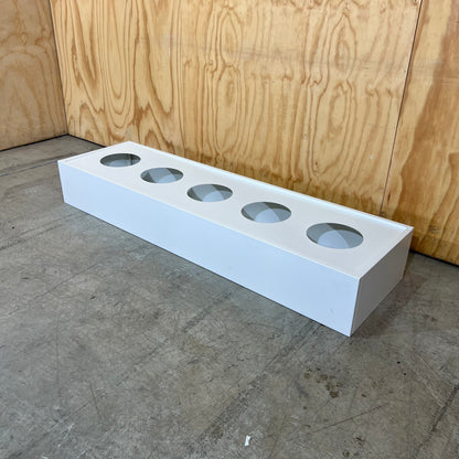 White Long Planter Box