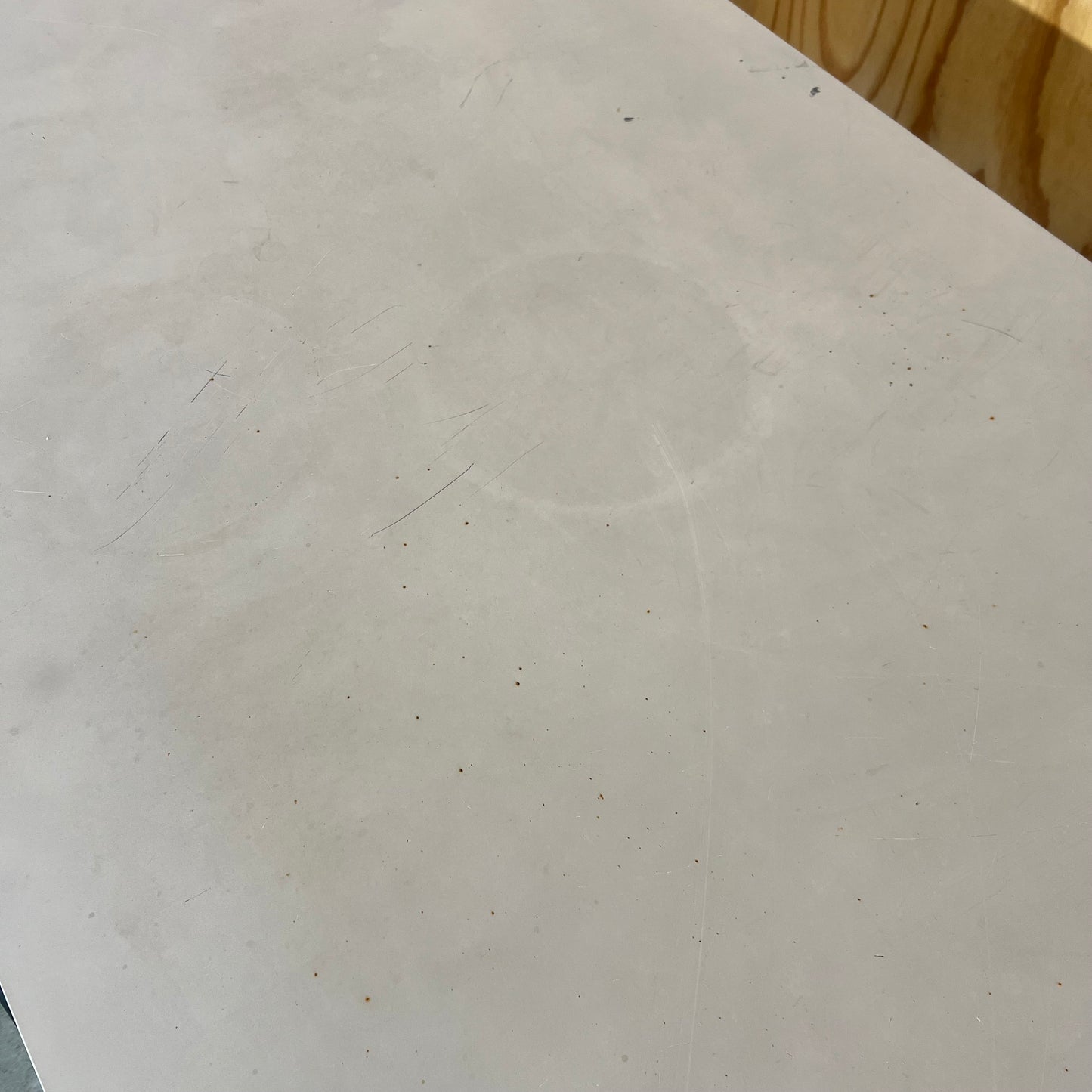 Light Grey Outdoor Table