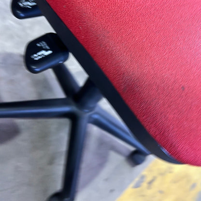 Red Upholstered Task Chair