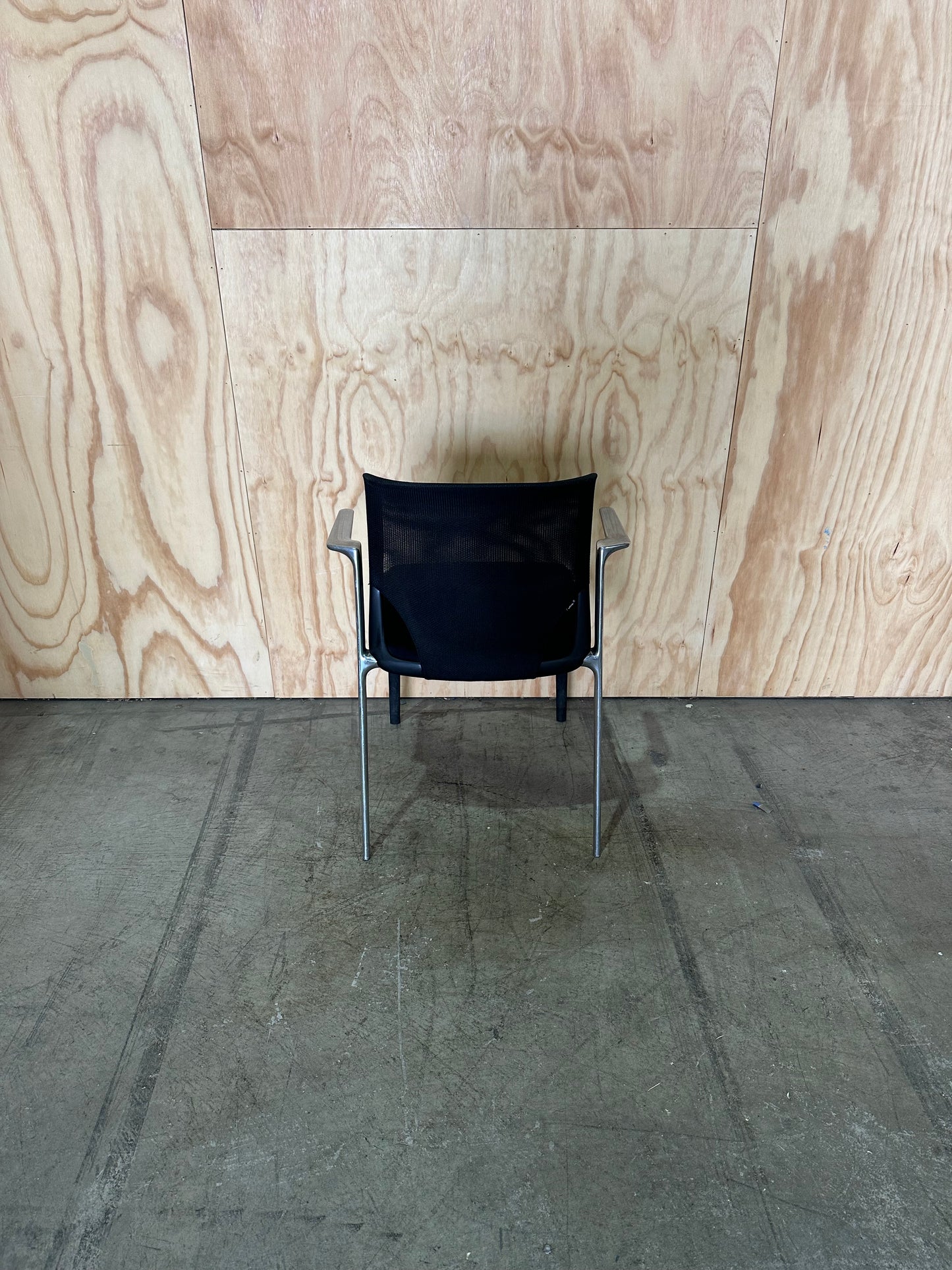 Vitra MedaSlim Office Chair Mesh Back with Chrome Arms