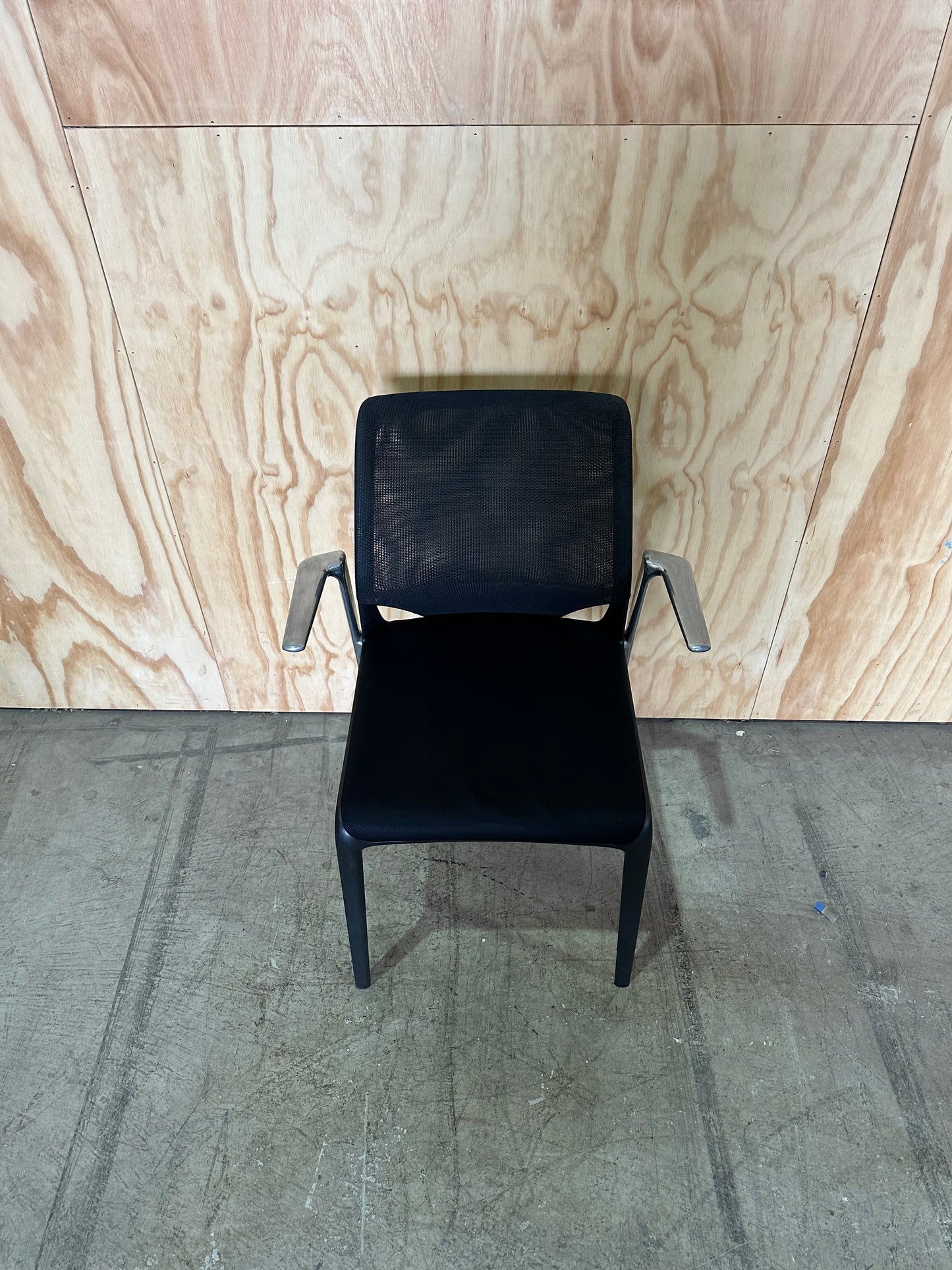 Vitra MedaSlim Office Chair Mesh Back with Chrome Arms