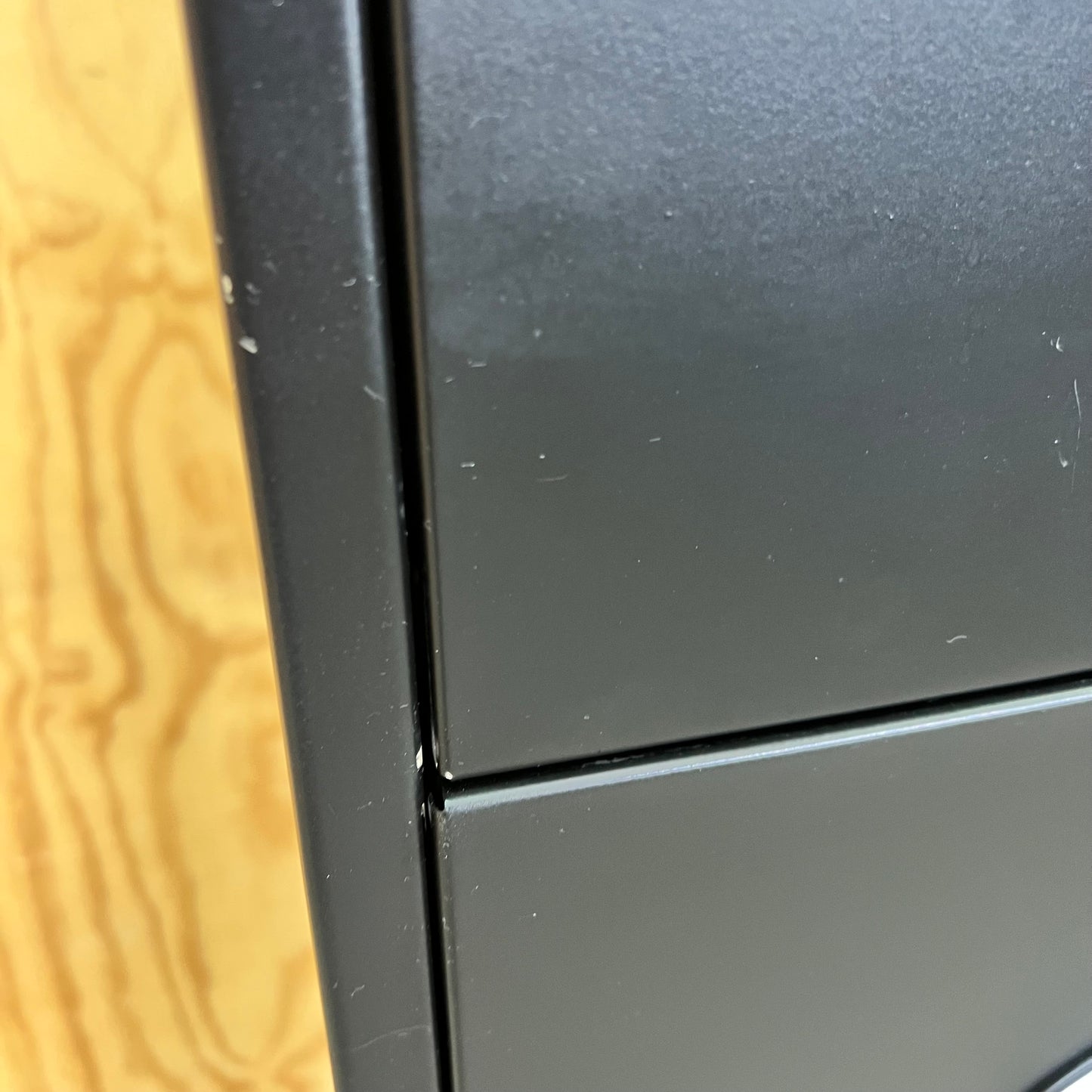 Excalibre Black 4-Drawer Vertical Filing Cabinet with keys