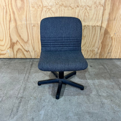 Commerical Grey Upholstered Task Chair without Arms