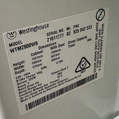 Westinghouse Fridge/Freezer