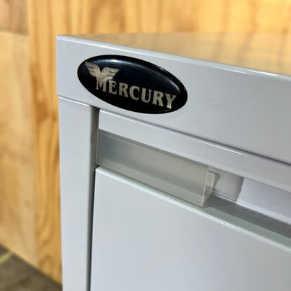 Mercury Light Grey Metal Filing Cabinet