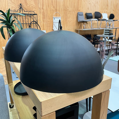 Dome Metal Pendant Light in Black Matte Finish