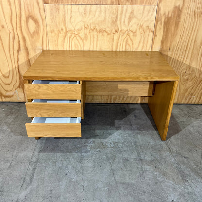 Small Mid Century Timber Desk with Drawers