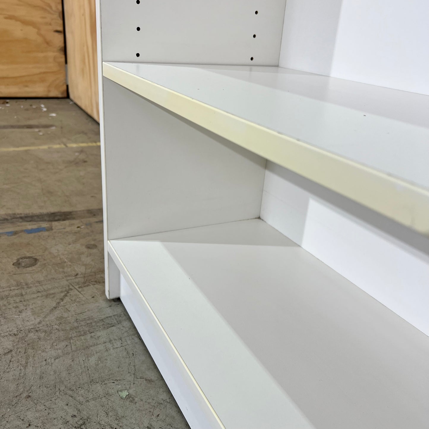 Small White Laminate Bookshelf