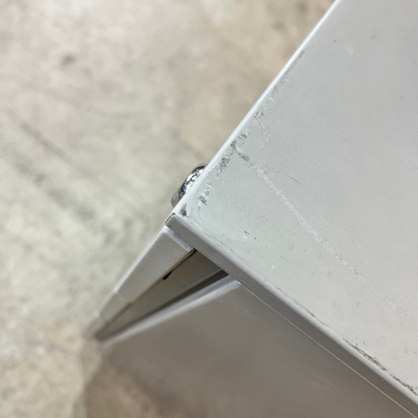 Silver 3-Drawer Pedestal