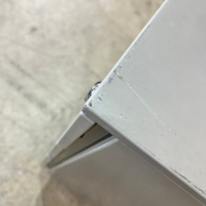 Silver 3-Drawer Pedestal