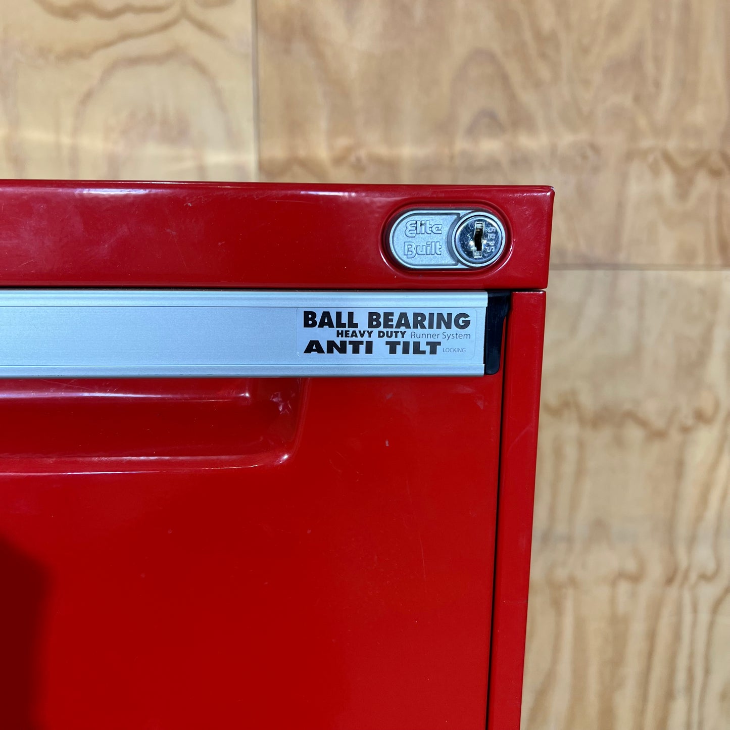 EliteBuilt Red Four Drawer Filing Cabinet