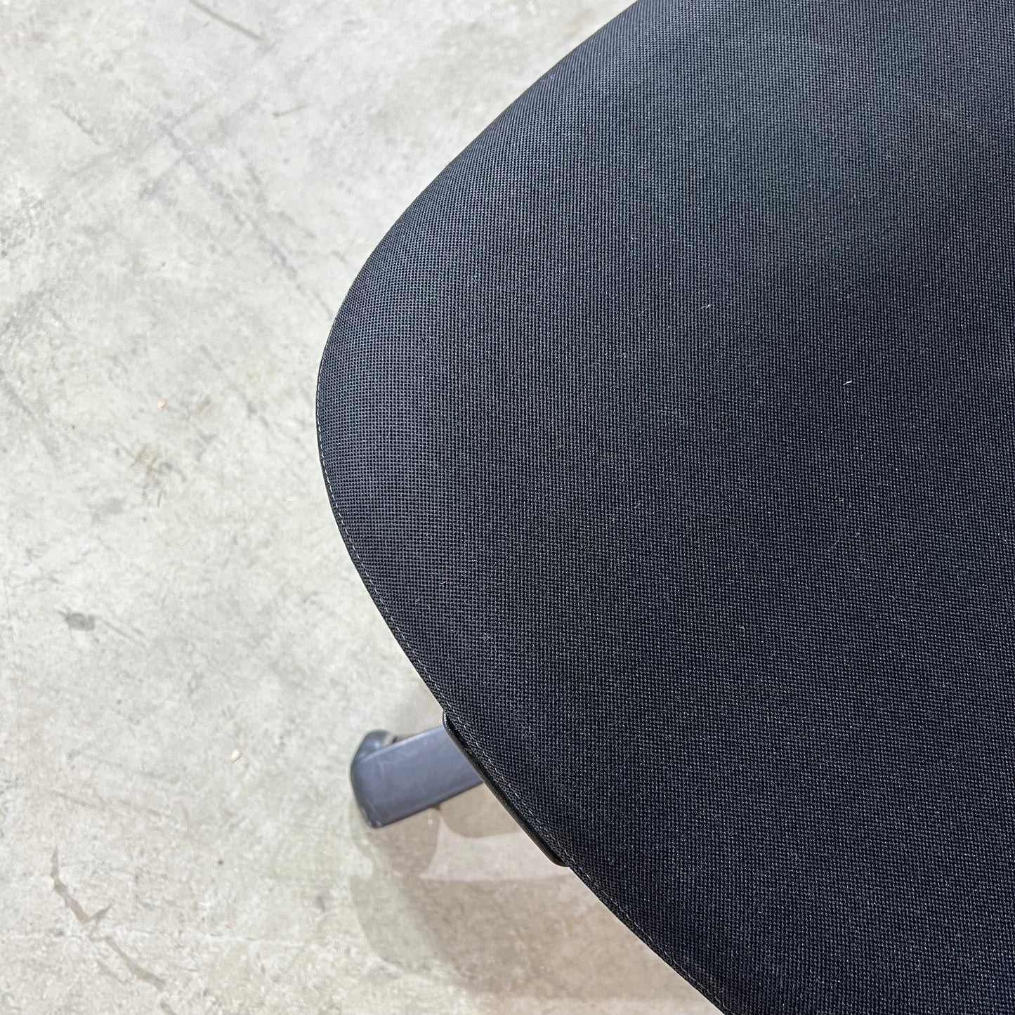 Black Mesh Task Chairs on Wheels