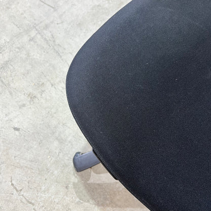 Black Mesh Task Chairs on Wheels