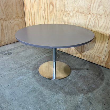 Rapidline Taupe Round Table with Estilo Base